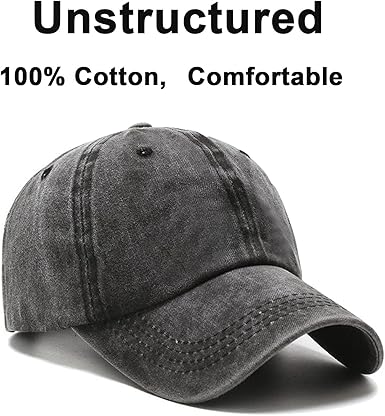 Baseball Cap Golf Dad Hat Adjustable Original Classic(2 pack)